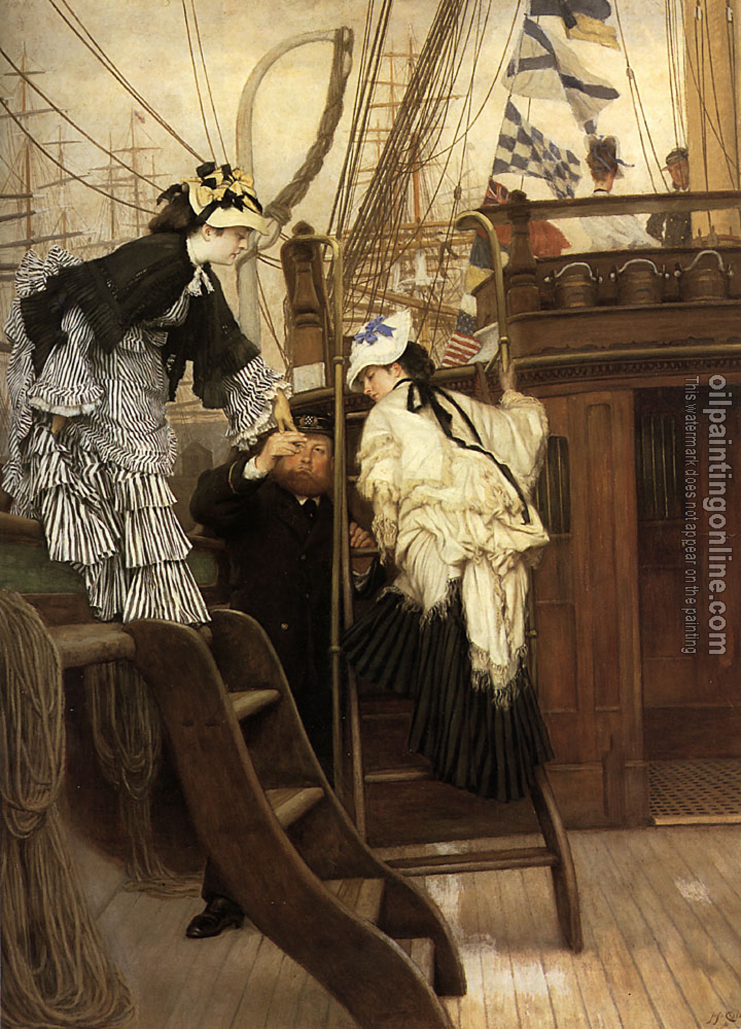 Tissot, James - Boarding the Yacht